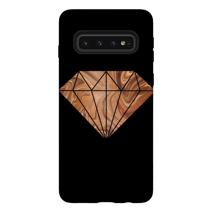 Galaxy S10 StrongFit Copper Diamond 2 by Andrea Haase