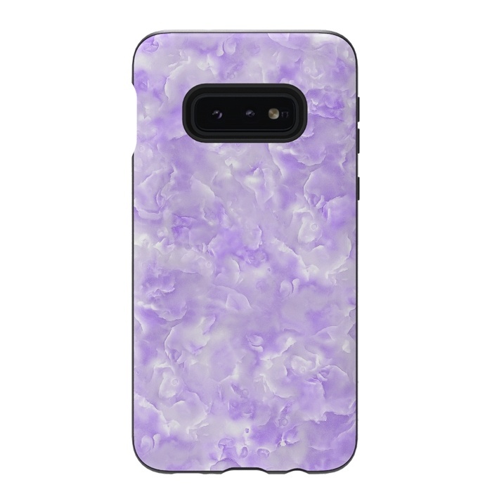 Galaxy S10e StrongFit Purple Mother of Shell Pattern by  Utart