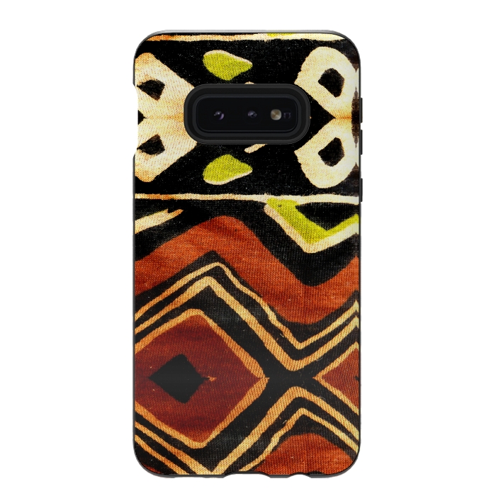 Galaxy S10e StrongFit Africa Design Fabric Texture by BluedarkArt
