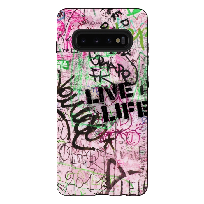 Galaxy S10 plus StrongFit Graffiti Writing Live Live by Andrea Haase