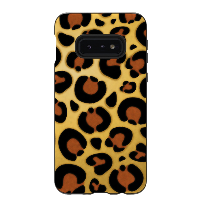 Galaxy S10e StrongFit Jaguar Leopard Fur Texture by BluedarkArt