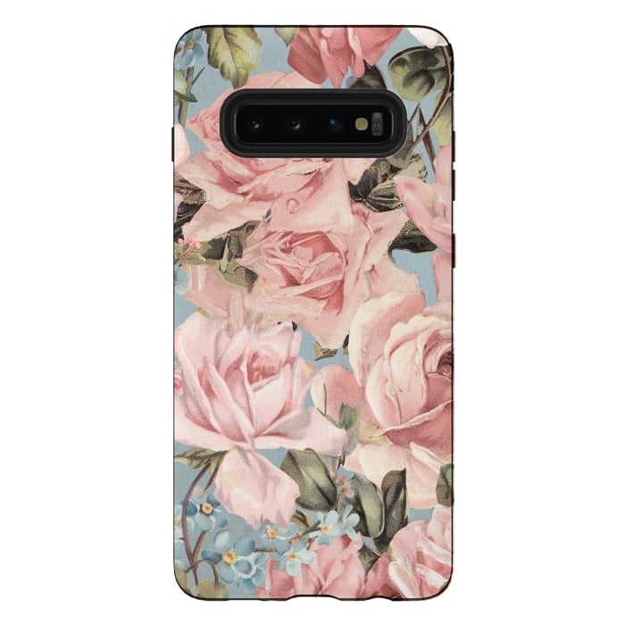 Galaxy S10 plus StrongFit Lovely Spring Flowers and Roses by  Utart