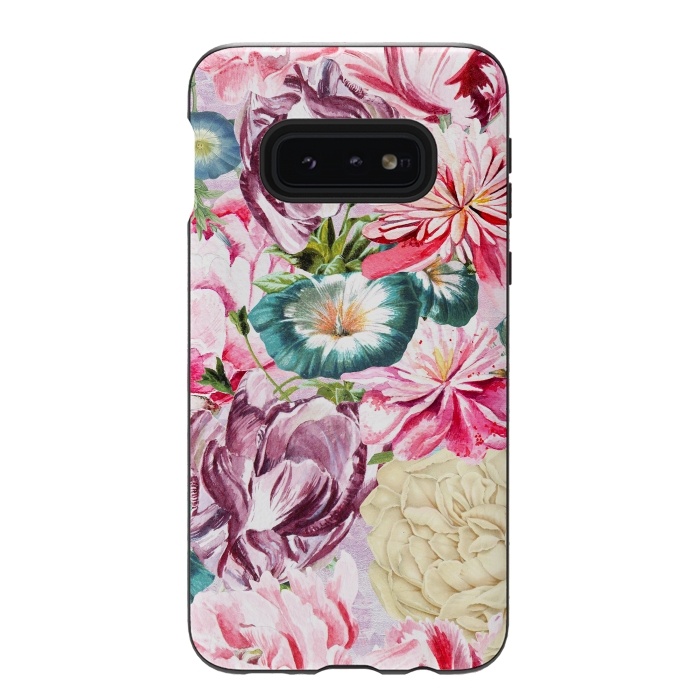 Galaxy S10e StrongFit Beautiful Pastel Vintage Spring Flowers by  Utart