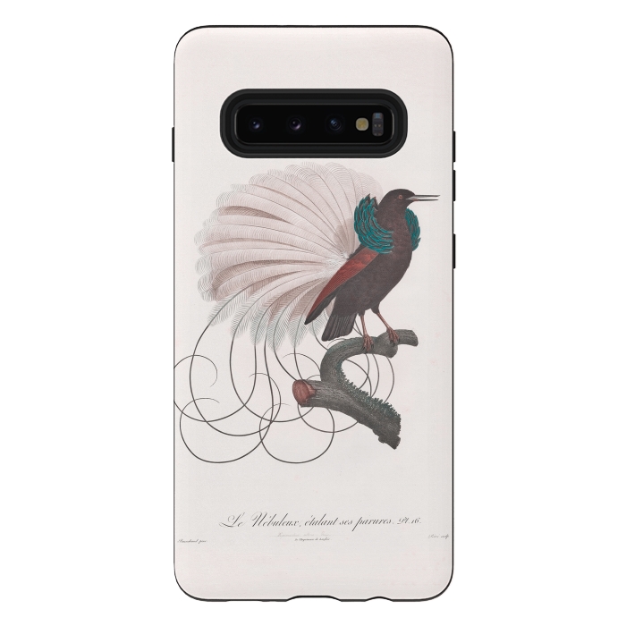 Galaxy S10 plus StrongFit Extravagant Vintage  Bird by Andrea Haase