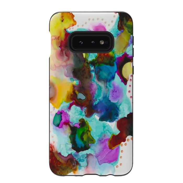 Galaxy S10e StrongFit Alcohol ink 4 by haroulita