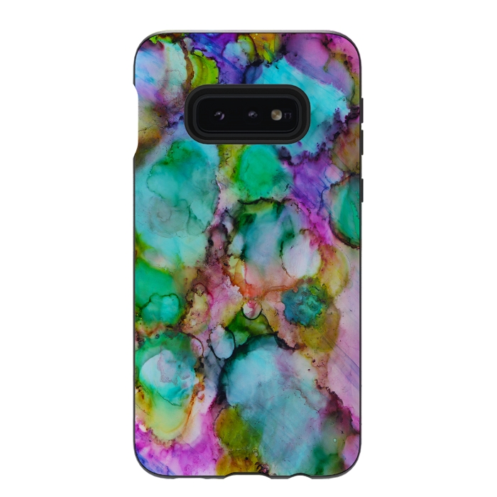 Galaxy S10e StrongFit Alcohol ink 8 by haroulita