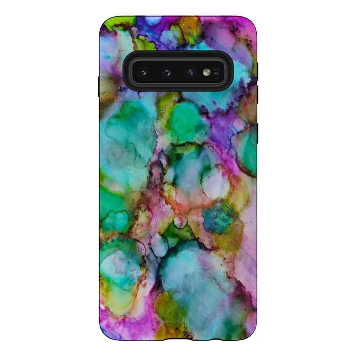 Galaxy S10 StrongFit Alcohol ink 8 by haroulita