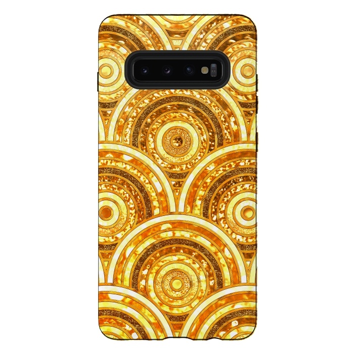 Galaxy S10 plus StrongFit aztec gold by  Utart