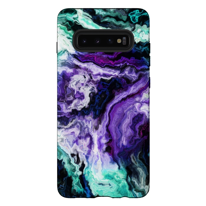 Galaxy S10 plus StrongFit wavy marble ii by haroulita