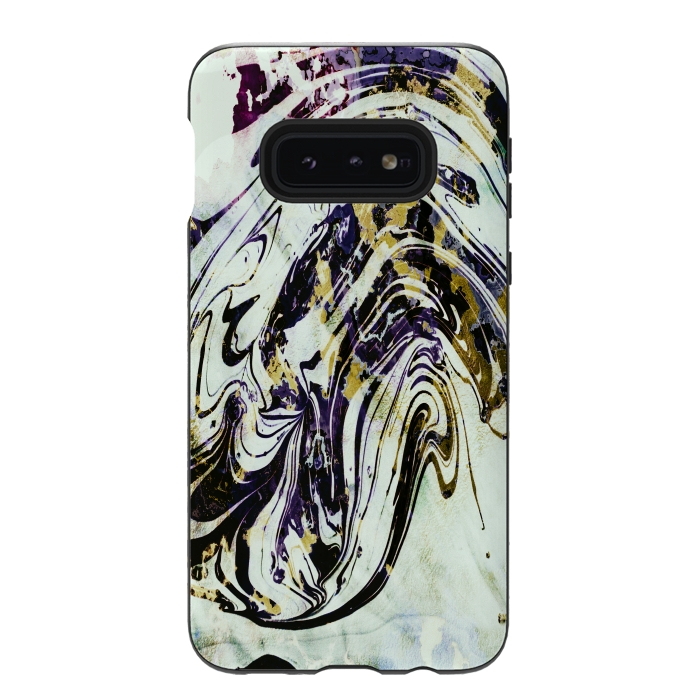 Galaxy S10e StrongFit artistic marble by haroulita