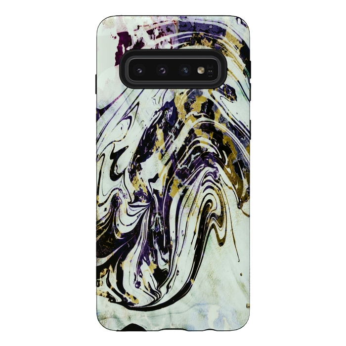 Galaxy S10 StrongFit artistic marble by haroulita