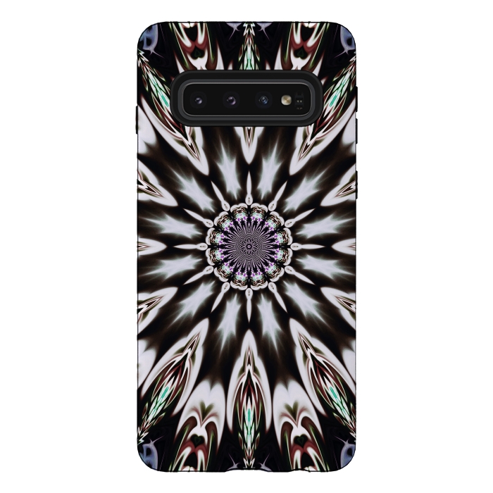 Galaxy S10 StrongFit Unique inks mandala by haroulita
