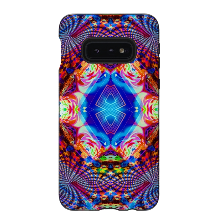 Galaxy S10e StrongFit Kaleidoscope mandala i by haroulita