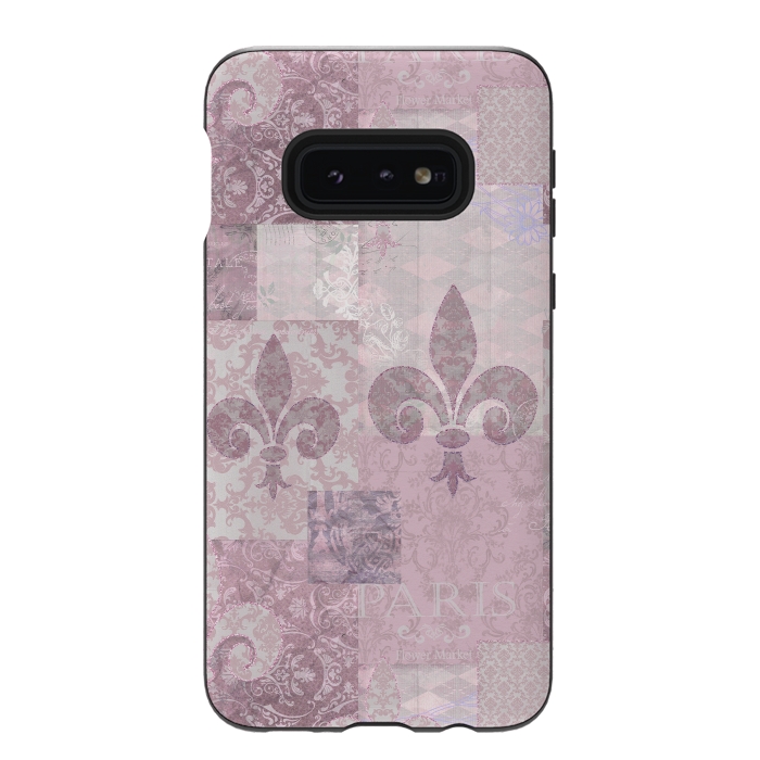 Galaxy S10e StrongFit Romantic Vintage Pattern Soft Pink by Andrea Haase