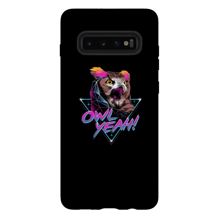 Galaxy S10 plus StrongFit Owl Yeah! by Vincent Patrick Trinidad