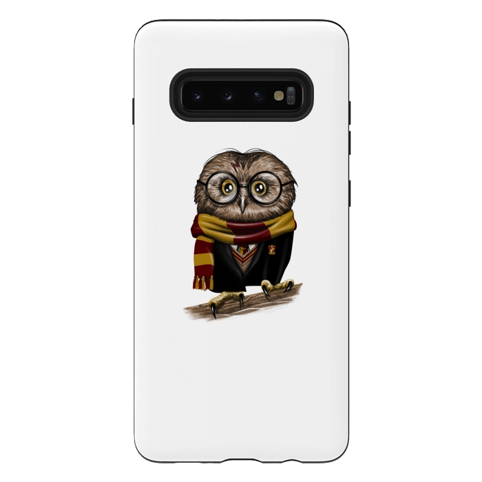 Galaxy S10 plus StrongFit Owly Potter by Vincent Patrick Trinidad
