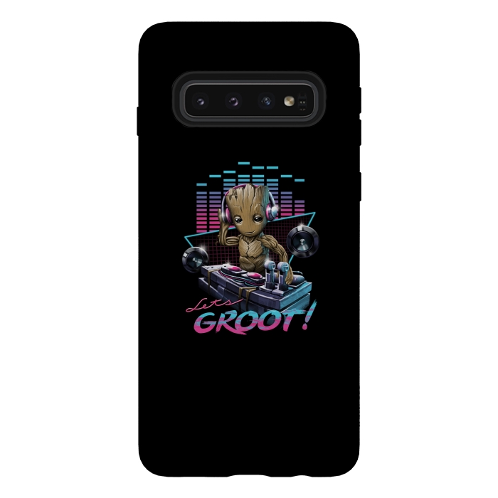 Galaxy S10 StrongFit Let's Groot by Vincent Patrick Trinidad
