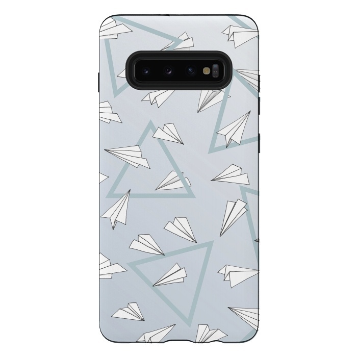 Galaxy S10 plus StrongFit Paper Planes by Barlena