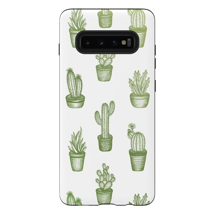 Galaxy S10 plus StrongFit Succulents by Barlena