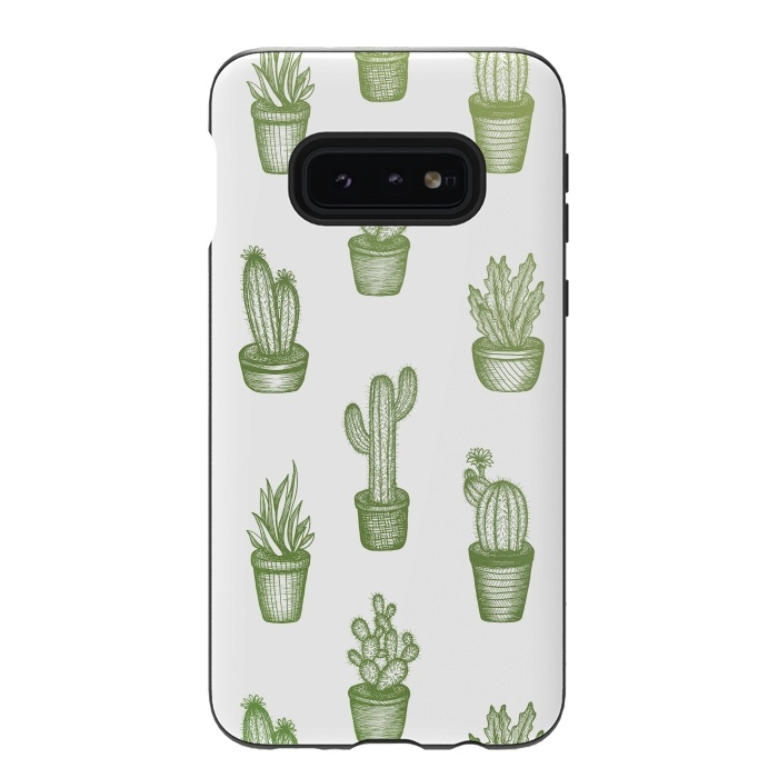 Galaxy S10e StrongFit Succulents by Barlena