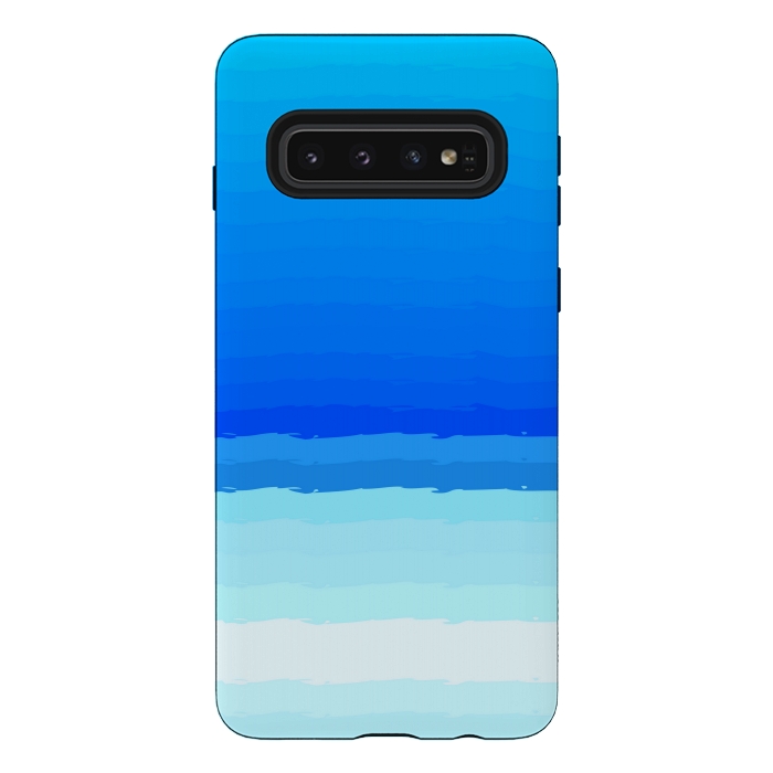 Galaxy S10 StrongFit blue shaded lines shades by MALLIKA