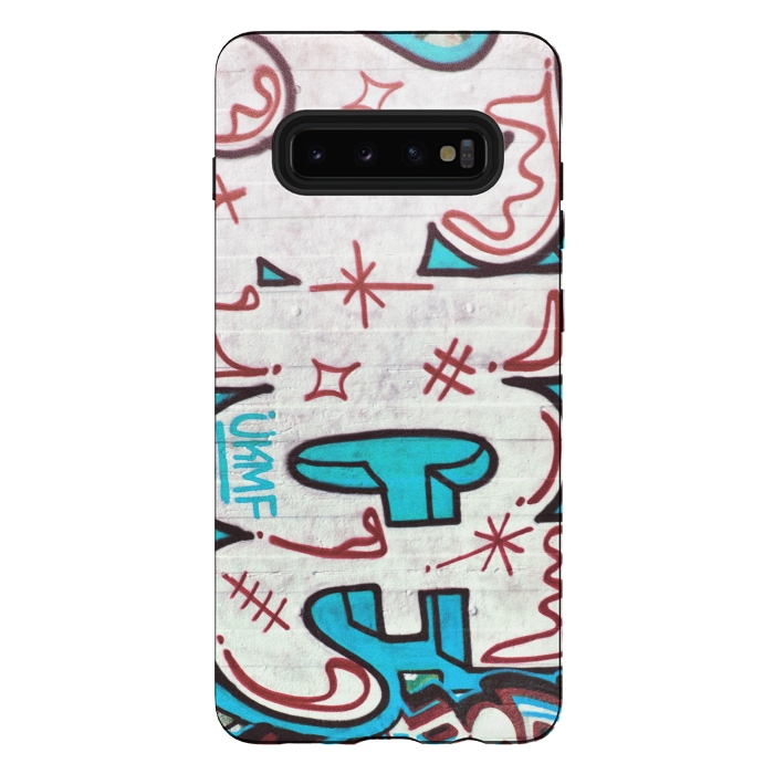 Galaxy S10 plus StrongFit Spray Paint Grafitti Tag by Andrea Haase