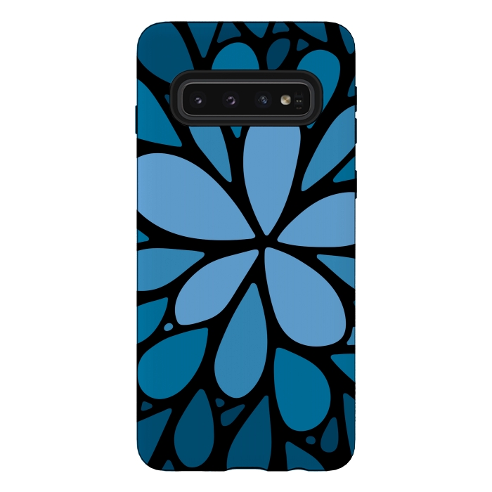 Galaxy S10 StrongFit Water Flower by Majoih