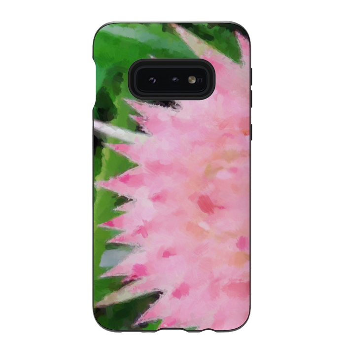 Galaxy S10e StrongFit Pink Explosion by Majoih