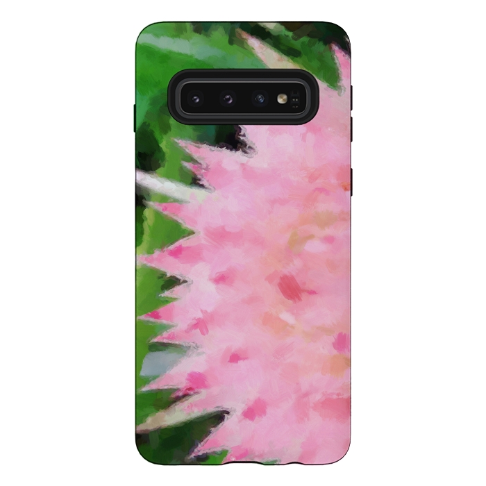 Galaxy S10 StrongFit Pink Explosion by Majoih