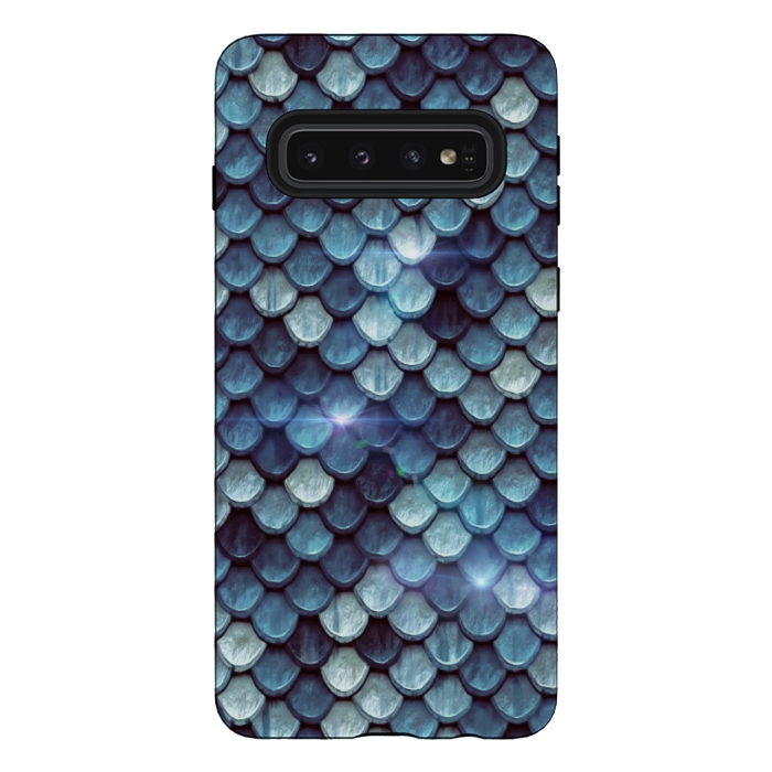 Galaxy S10 StrongFit Snake skin by Gringoface Designs