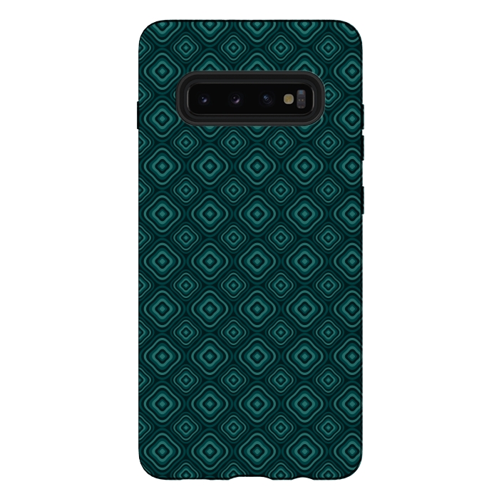 Galaxy S10 plus StrongFit Rounded Rectangle Bubbles by TMSarts