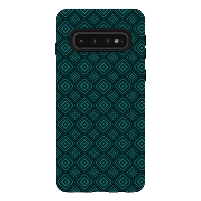 Galaxy S10 StrongFit Rounded Rectangle Bubbles by TMSarts