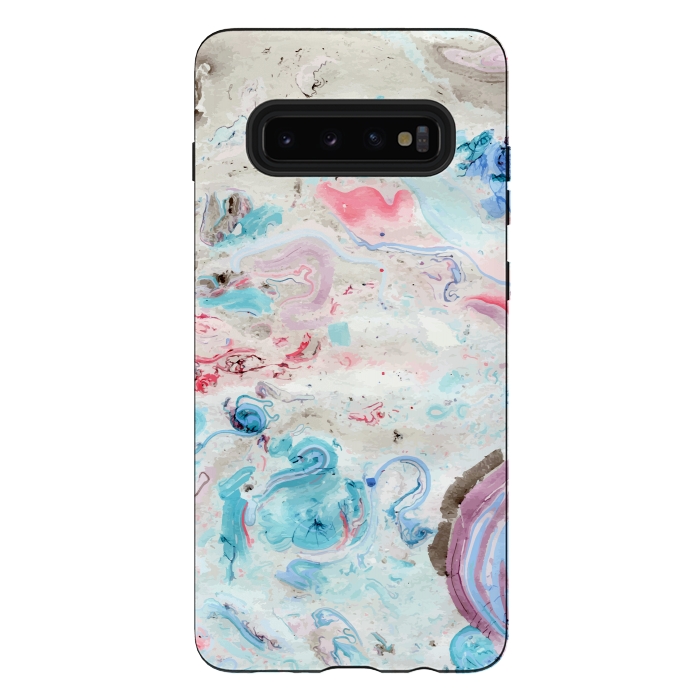 Galaxy S10 plus StrongFit Marble Pattern-v1 by Creativeaxle