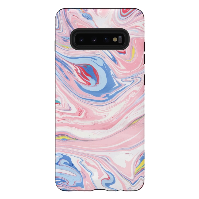 Galaxy S10 plus StrongFit Marble Pattern-v2 by Creativeaxle