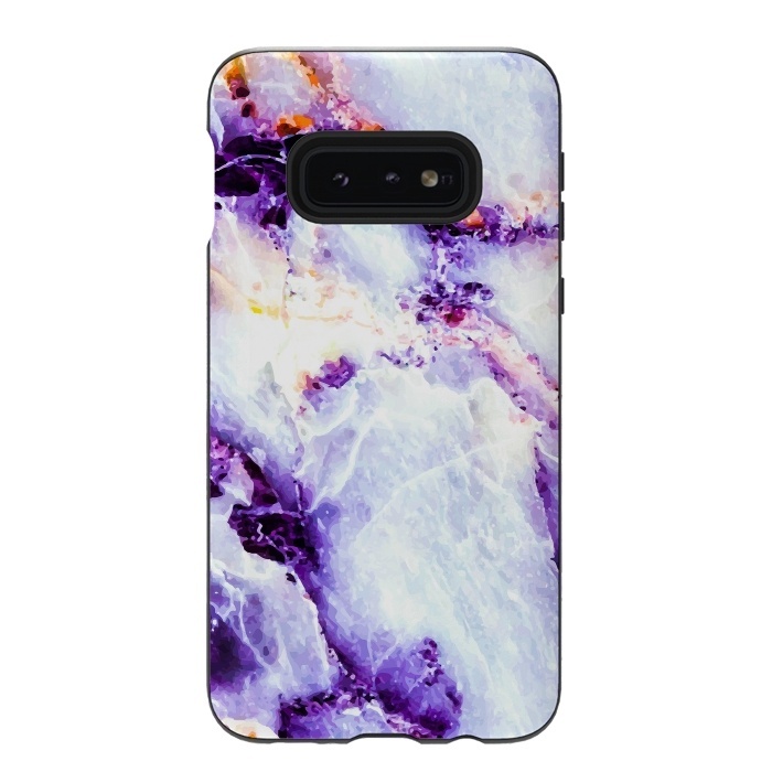Galaxy S10e StrongFit Marble violet by Mmartabc