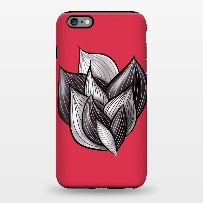 iPhone 6/6s plus StrongFit Abstract Art Floral Dynamic Geometric Shapes  by Boriana Giormova