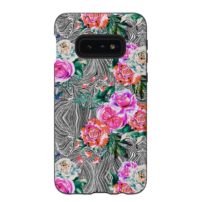 Galaxy S10e StrongFit Flowery on linear mosaic by Mmartabc