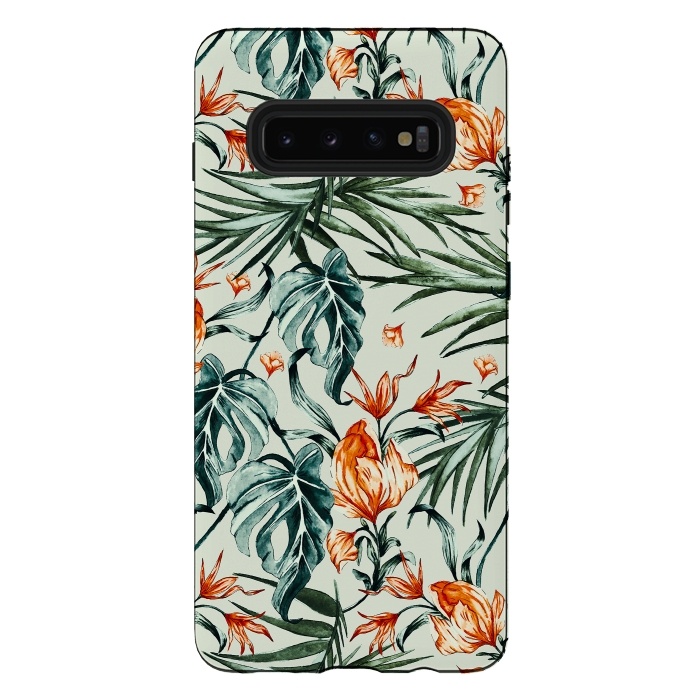 Galaxy S10 plus StrongFit Exotic flower nature-07 by Mmartabc