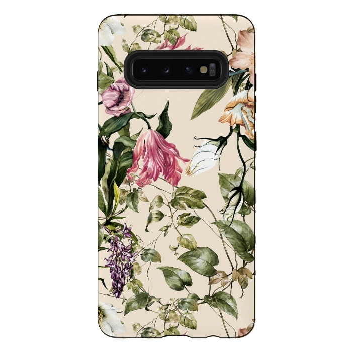 Galaxy S10 plus StrongFit Detailed botanical garden by Mmartabc