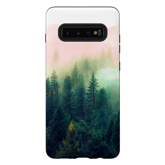 Galaxy S10 plus StrongFit Mountain landscape painting  by Mmartabc