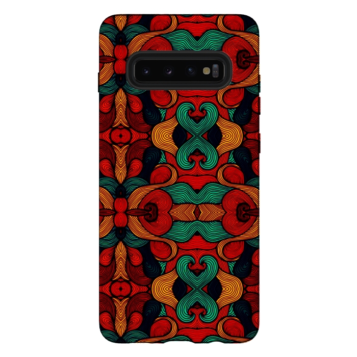 Galaxy S10 plus StrongFit psychedelic art by TMSarts