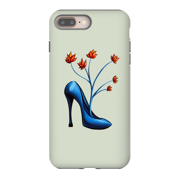 iPhone 7 plus StrongFit High Heel Shoe And Flower Bouquet Art by Boriana Giormova