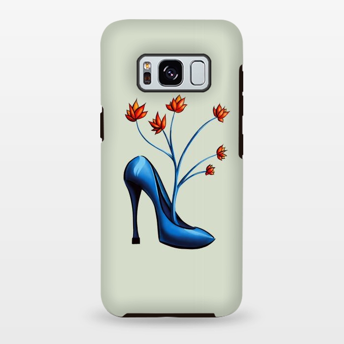 Galaxy S8 plus StrongFit High Heel Shoe And Flower Bouquet Art by Boriana Giormova