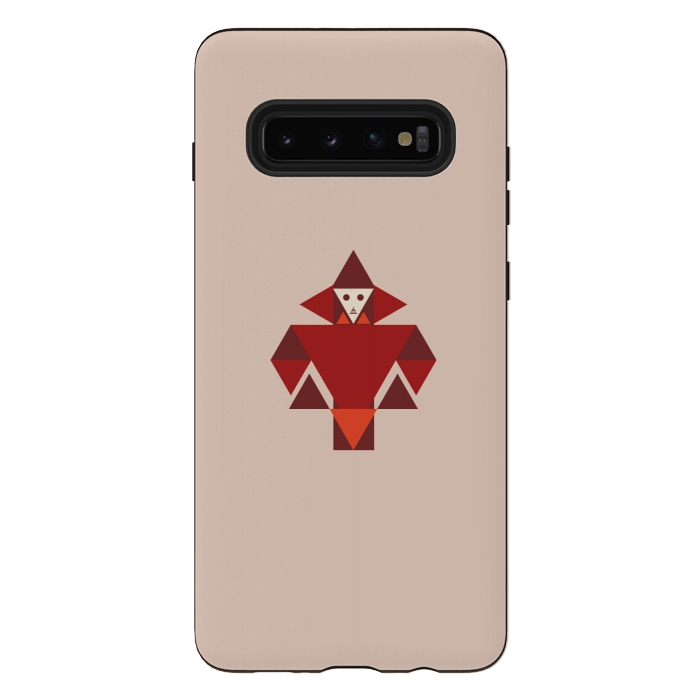 Galaxy S10 plus StrongFit triangle human art by TMSarts