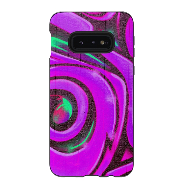 Galaxy S10e StrongFit Pink Graffiti by Andrea Haase