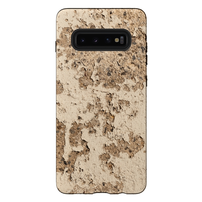 Galaxy S10 plus StrongFit Old Wall With Flaked Off Plaster by Andrea Haase