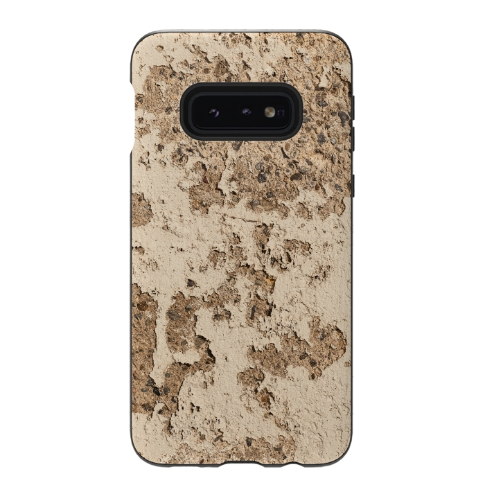 Galaxy S10e StrongFit Old Wall With Flaked Off Plaster by Andrea Haase
