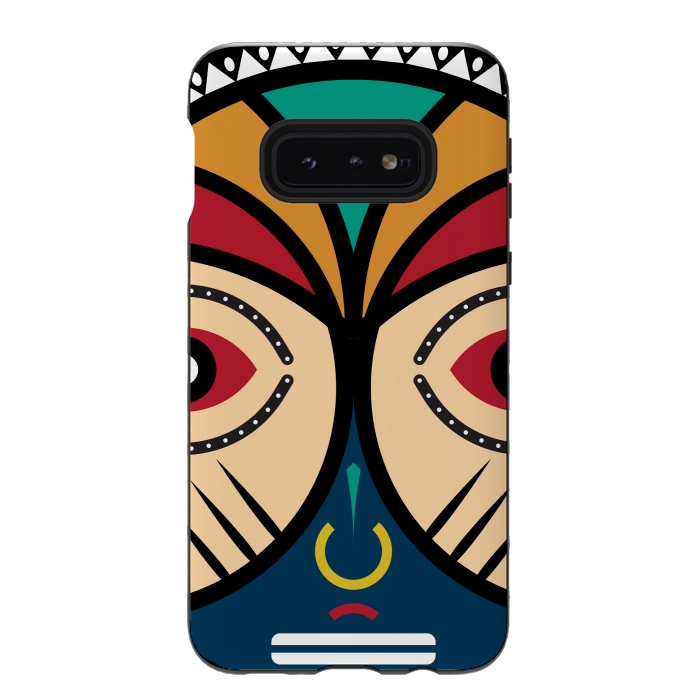 Galaxy S10e StrongFit Pende tribal Mask by TMSarts