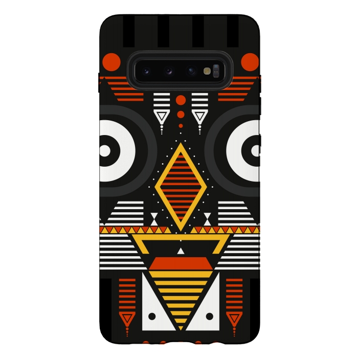 Galaxy S10 plus StrongFit bobo tribal mask by TMSarts