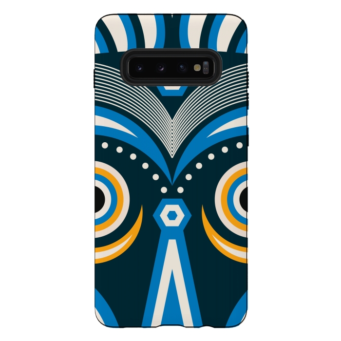 Galaxy S10 plus StrongFit lulua tribal mask by TMSarts
